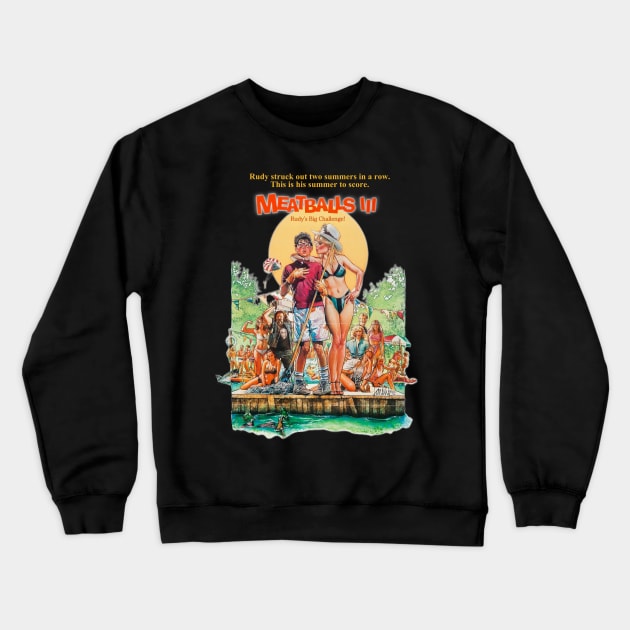 Meatballs III: Summer Job (1986) Crewneck Sweatshirt by SHOP.DEADPIT.COM 